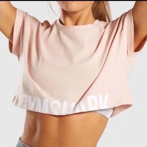 Gymshark FRACTION CROP TOP - Picture 1 of 6